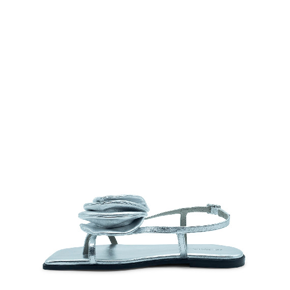 Square open sandalo rose argento