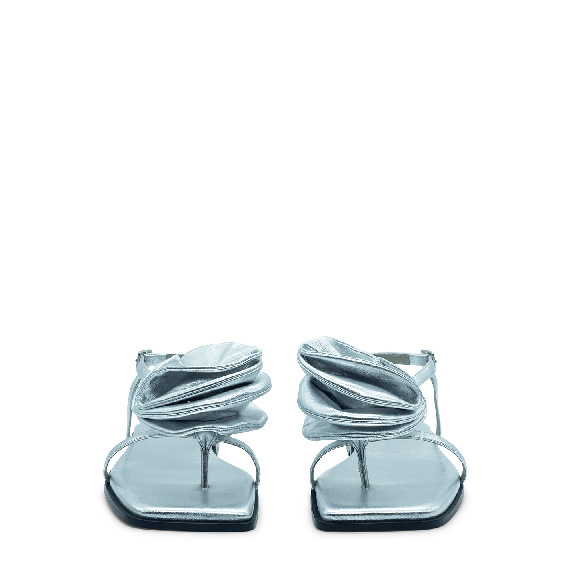 Square open sandalo rose argento